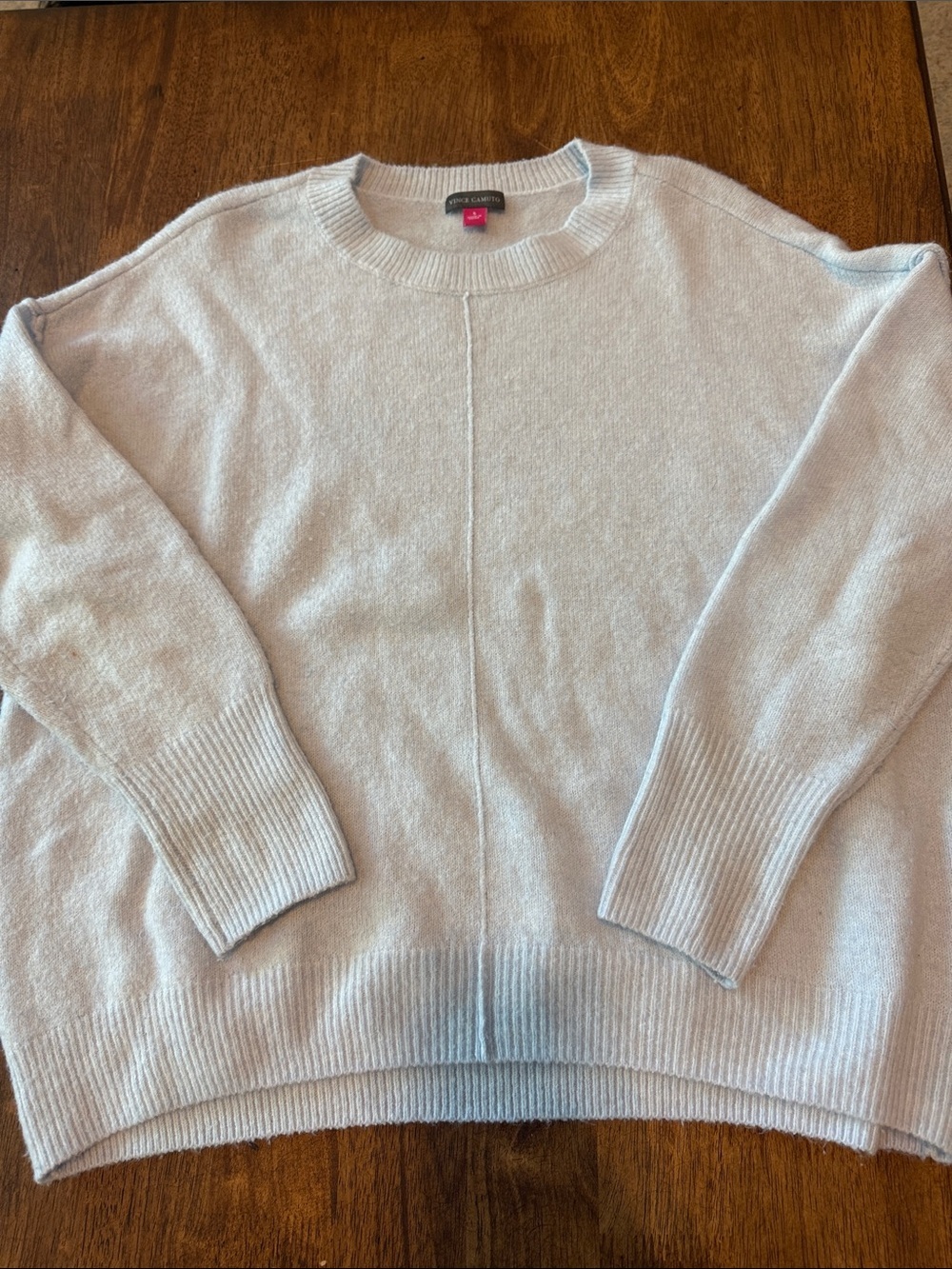 Vince Camuto Light Blue Crewneck Sweater